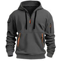 Stilvoller Hoodie 1+1 Gratis in Dunkelgrau
