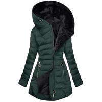Jasmine - Modische Damen-Kapuzenjacke in Grün