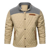 Malek -  Colorblock-Jacke | Setze ein Statement in Beige