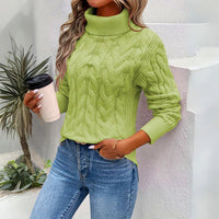 Raven - Der Pullover aus gedrehtem Strick für Damen in Grün