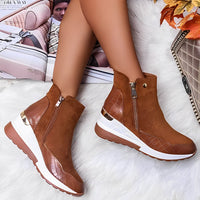 Yancy - Komfortable Damenstiefel in Braun
