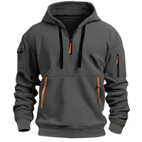 Nils | Stylischer Hoodie in Dunkelgrau