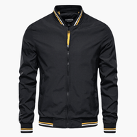Mats | Essential Modern Jacket in Schwarz