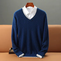 Harvey - Ultraweicher Pullover für Wärme und Stil. in Blau