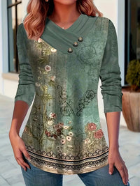 Dainora – Minikleid im Ethnischen Stil Mit Tatarischem Drucken in Grün