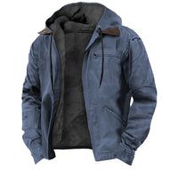 Wilhelm - Elegante Jacke für Herbst und Winter in Blau