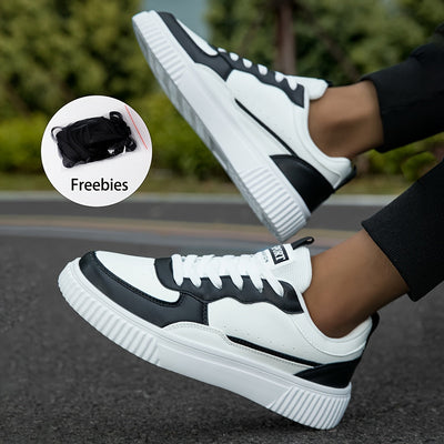 Herren Stilvolle Vintage-Schnürsneaker mit Hoher Sohle | Ideal für das tägliche Tragen