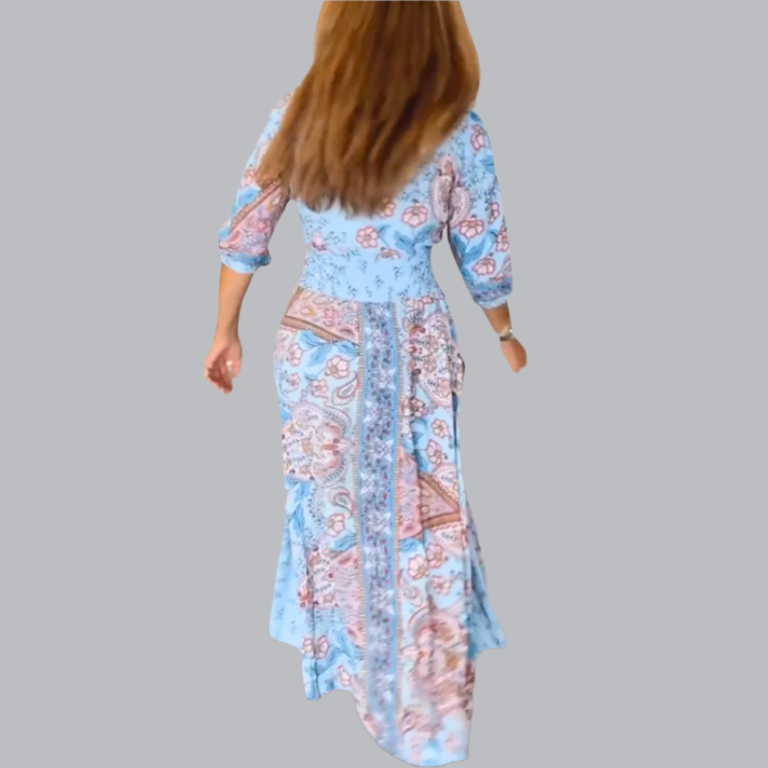 Marga™ | Elegantes Sommerkleid mit V-Ausschnitt