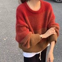 LISANNE – DER FLAUSCHIGE PULLOVER FÜR EINEN GEMÜTLICHEN HERBST in Rot
