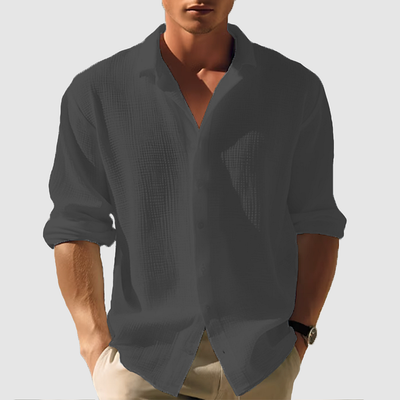 Luca | Herrenhemd Langarm aus Hochwertiger Baumwolle