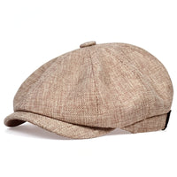 Luftige Retro-Herrenkappe für Frühling und Sommer in Khaki