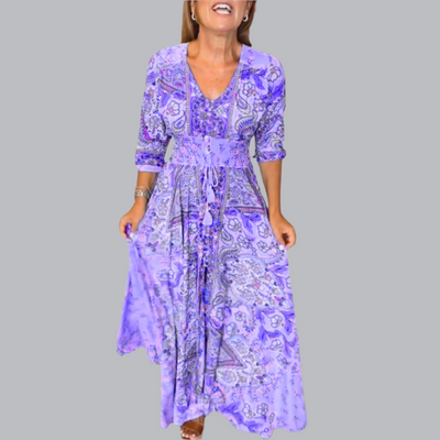 Marga™ | Elegantes Sommerkleid mit V-Ausschnitt