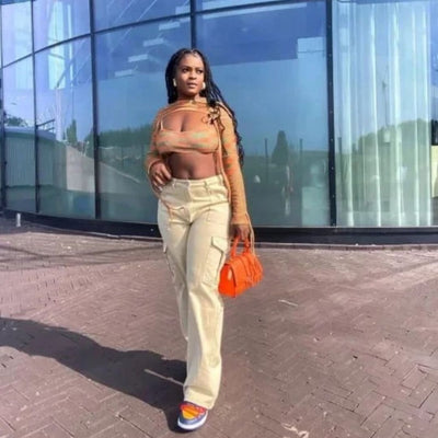 Bilha® | Lässige Cargohose für Damen