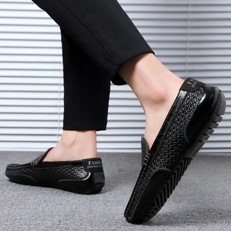 Fudus | Atmungsaktive Leder Herren Mokassins