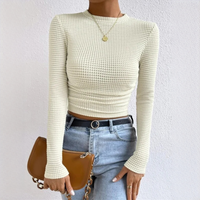 Tessa - Elegantes, enges Oberteil in Beige