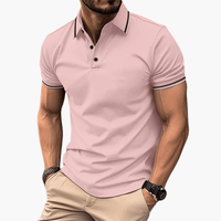 Kian | Modernes Poloshirt in Rosa