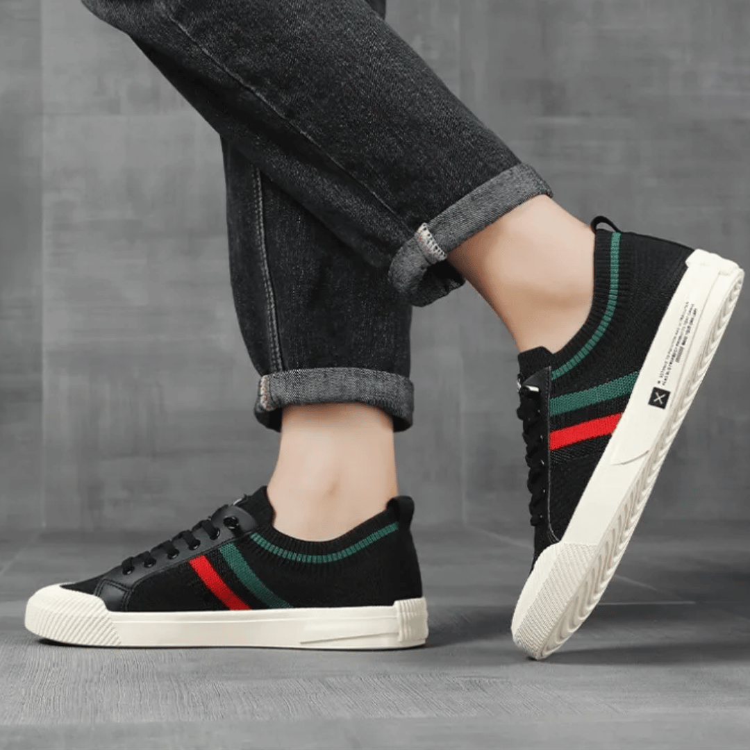 Fudus | Lässige Sneakers Mit Strickmuster Für Männer