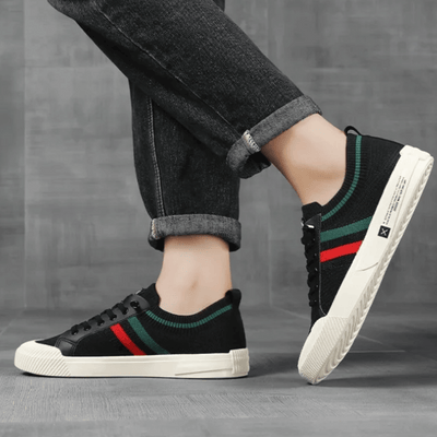 Fudus | Lässige Sneakers Mit Strickmuster Für Männer