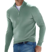 Eliott - Moderner Pullover in Grün