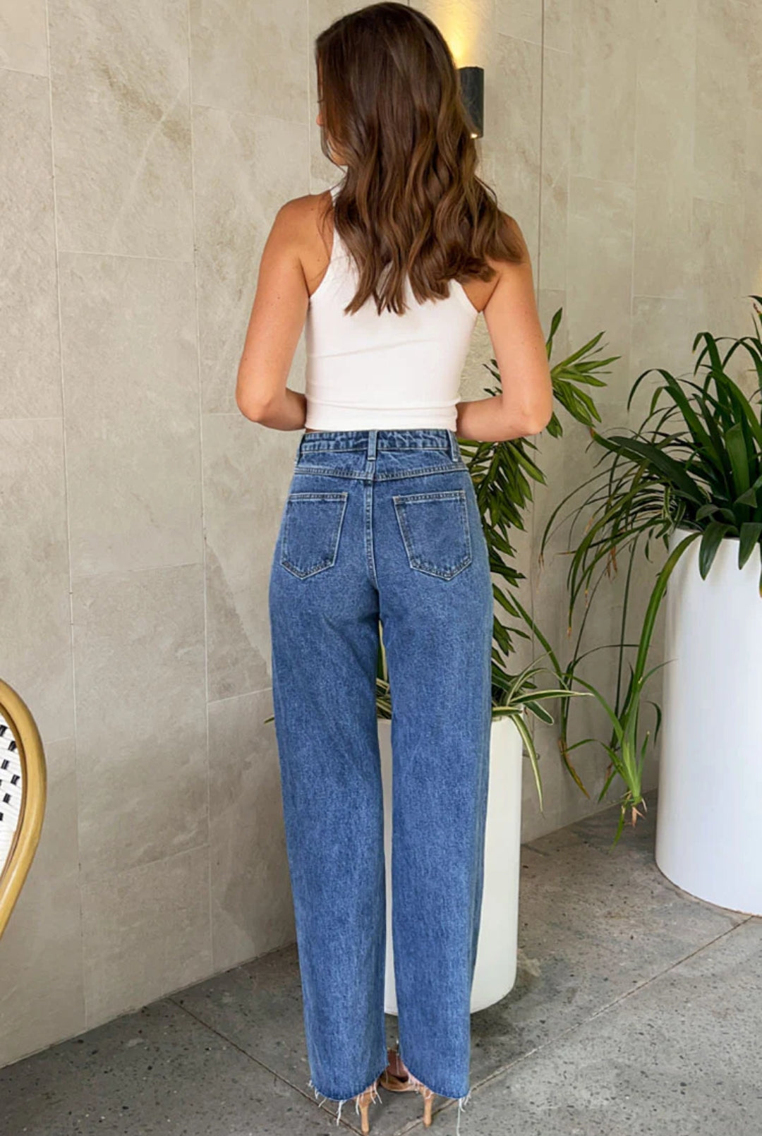 Beate® | Damen-Cargo-Jeans mit hoher Taille und Perlen