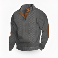 Jonel - Stilvoller und bequemer Herrenpullover in Grau