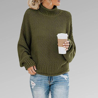 LUNA - KLASSISCHER SKANDINAVISCHER STRICKPULLOVER FÜR FRAUEN in Grün
