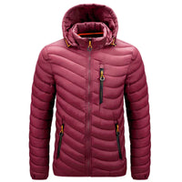 ALBERTO – Winterjacke für kalte Tage mit optimaler Wärme in Rot