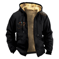 Mervin - Farbige und kuschelige Hoodies für Herren in Schwarz