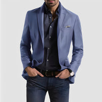 George - Stilvoller Herrenblazer mit Zweiknopfverschluss in Hellblau