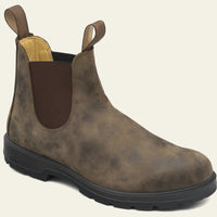 Elodie - Retro-Chelsea-Boots in Braun