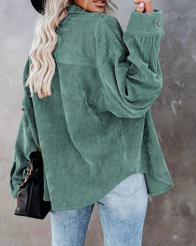 Brunet® | Stilvolle übergroße Bluse mit Knopfverschluss