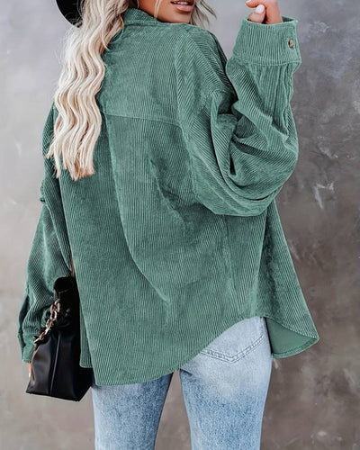 Brunet® | Stilvolle übergroße Bluse mit Knopfverschluss