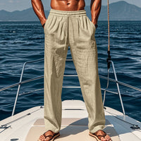 Timo | Atmungsaktive Baumwoll-Sporthose in Khaki