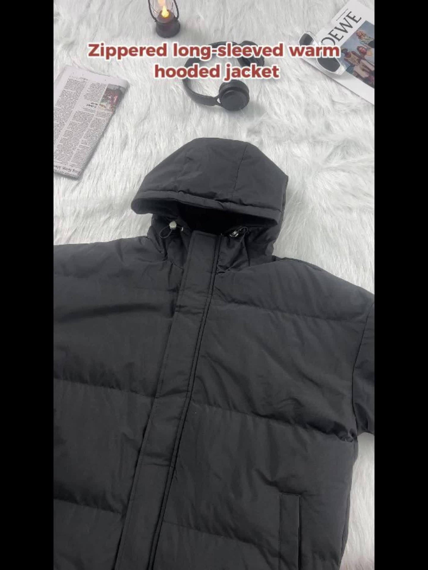 Warme Mit Kapuze Winterjacke für Herren | Ideal für den Winter