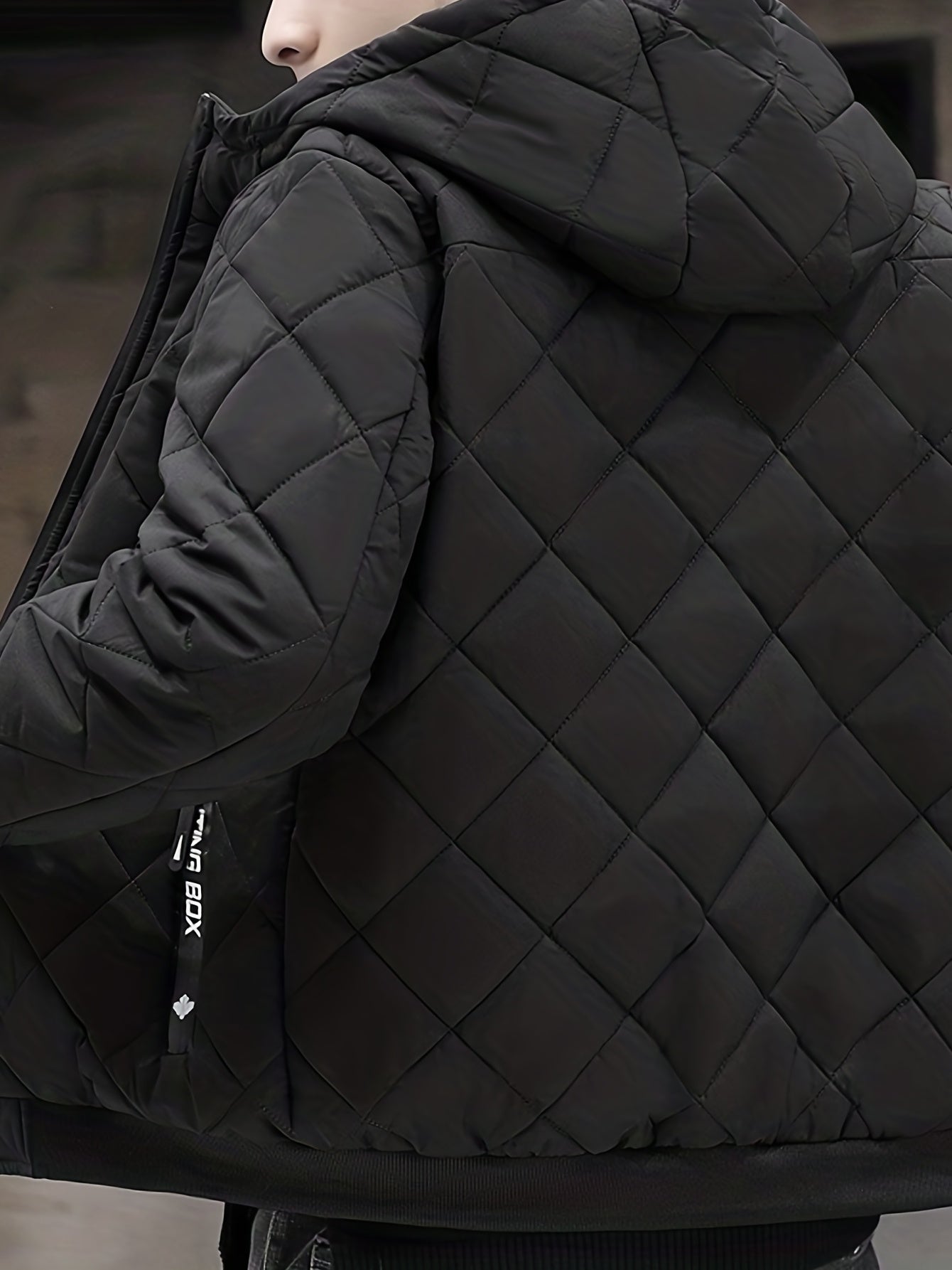 Warme Plüsch-Kapuzen-Winterjacke für Herren | Ideal für den Winter
