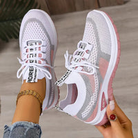 Danuta - Orthopädischer Atmungsaktiver Turnschuh in Rosa