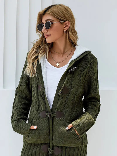 Oberbekleidung Flare Button Pullover