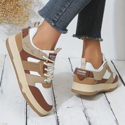 Stylische Damen-Sneaker mit Trendigen Farbblöcken | Perfekt für entspannte Tage