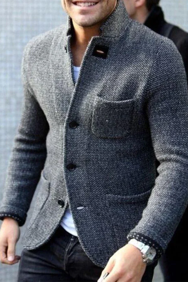 Klassische Retro-Strickjacke für Herren