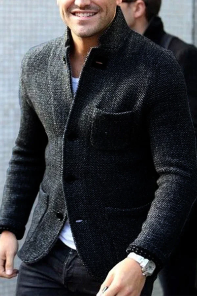 Klassische Retro-Strickjacke für Herren