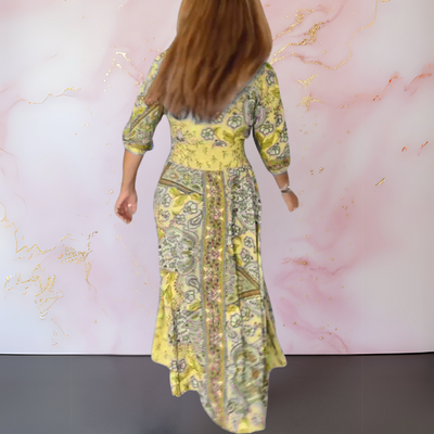 Anke™| Elegantes Sommerkleid mit V-Ausschnitt