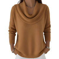 Marva - Moderner und bequemer Damenpullover in Braun