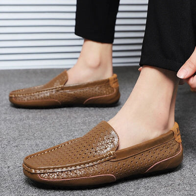 Fudus | Atmungsaktive Leder Herren Mokassins