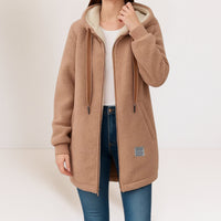 Lisa™ | Fleecejacke für Damen in Braun