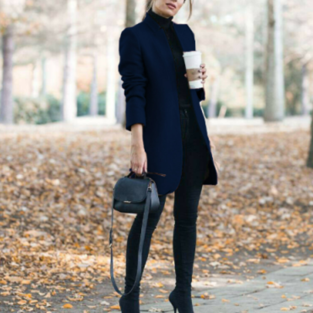 Mantel mit Stehkragen für Damen