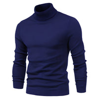 Harvey - Eleganter Rollkragenpullover in Marineblau