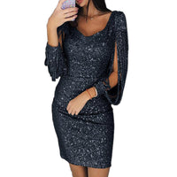 Leena – Elegantes, lässiges Minikleid in Schwarz