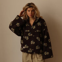 Daisy | Fleece Varm Bloom in Braun