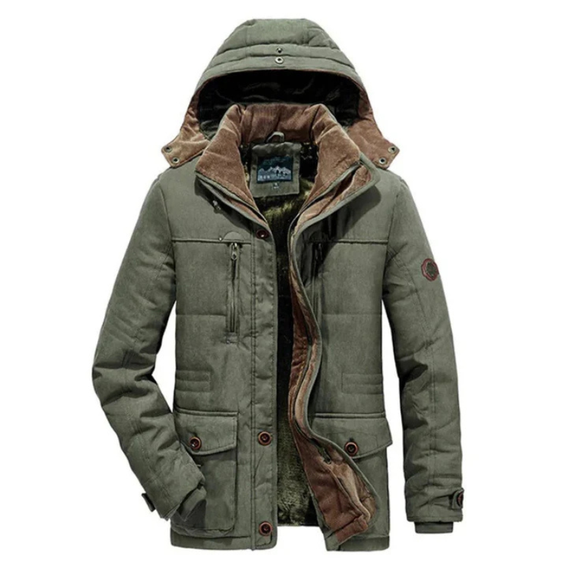 Erwan - Bequeme Winterjacke für Herren mit Kapuze