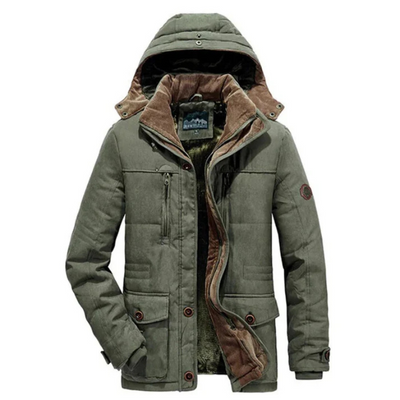 Erwan - Bequeme Winterjacke für Herren mit Kapuze